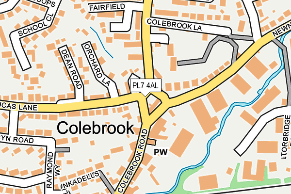 PL7 4AL map - OS OpenMap – Local (Ordnance Survey)