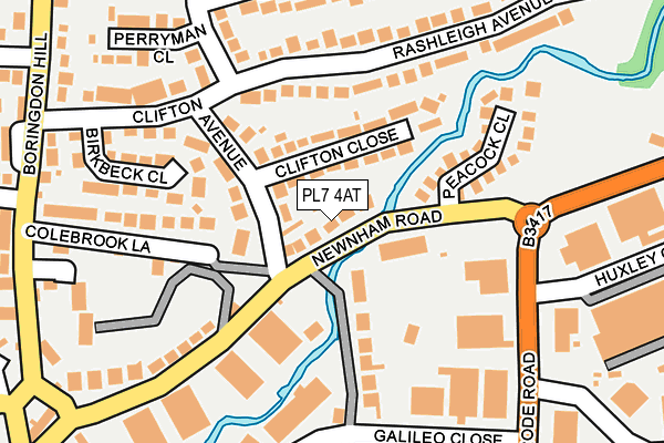 PL7 4AT map - OS OpenMap – Local (Ordnance Survey)