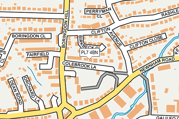 PL7 4BN map - OS OpenMap – Local (Ordnance Survey)