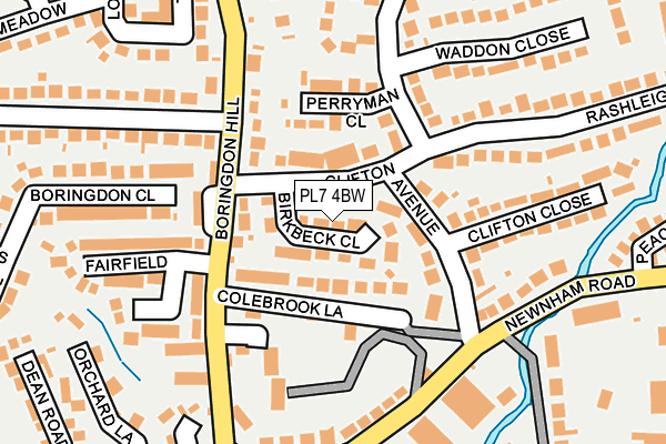 PL7 4BW map - OS OpenMap – Local (Ordnance Survey)