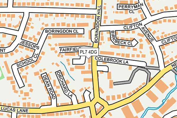 PL7 4DG map - OS OpenMap – Local (Ordnance Survey)