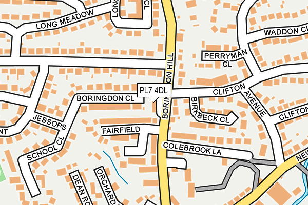 PL7 4DL map - OS OpenMap – Local (Ordnance Survey)