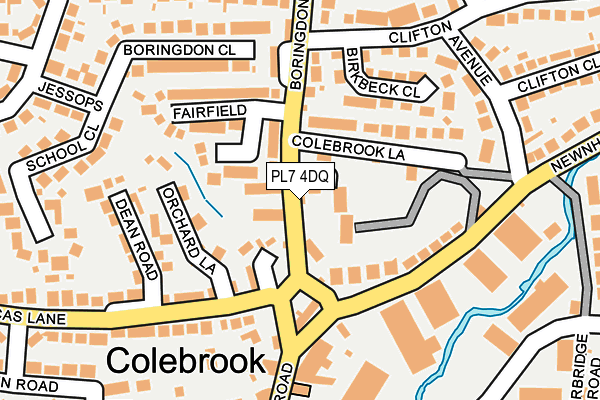 PL7 4DQ map - OS OpenMap – Local (Ordnance Survey)