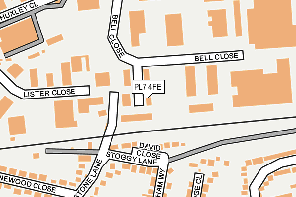 PL7 4FE map - OS OpenMap – Local (Ordnance Survey)