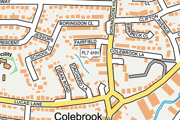 PL7 4HH map - OS OpenMap – Local (Ordnance Survey)