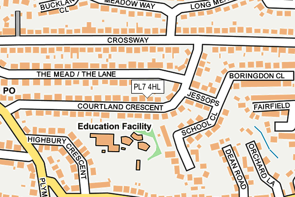 PL7 4HL map - OS OpenMap – Local (Ordnance Survey)