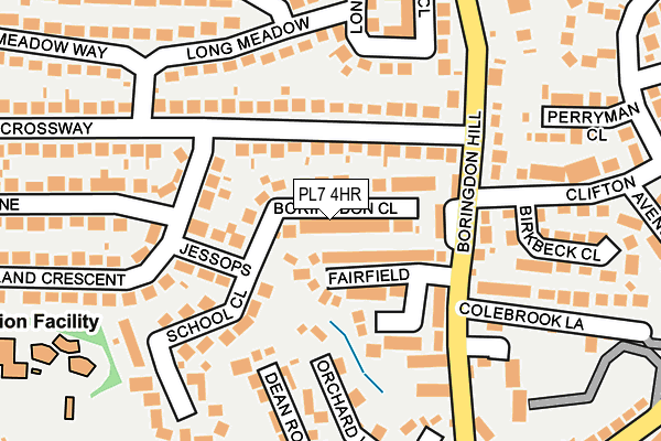 PL7 4HR map - OS OpenMap – Local (Ordnance Survey)