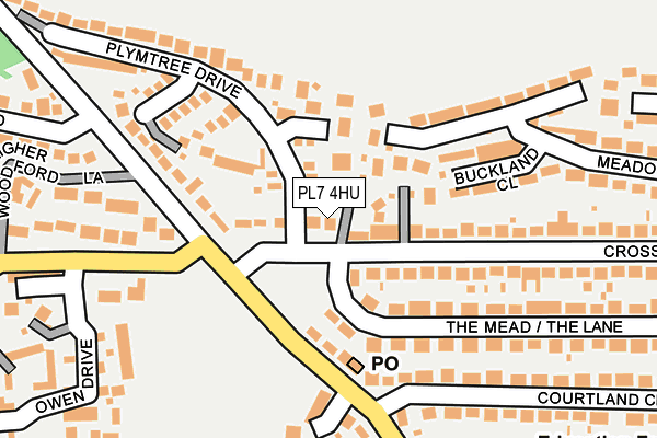 PL7 4HU map - OS OpenMap – Local (Ordnance Survey)