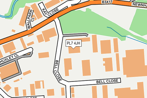 Map of BAKARE BEDS LIMITED at local scale