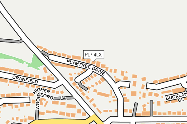 PL7 4LX map - OS OpenMap – Local (Ordnance Survey)