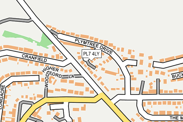 PL7 4LY map - OS OpenMap – Local (Ordnance Survey)