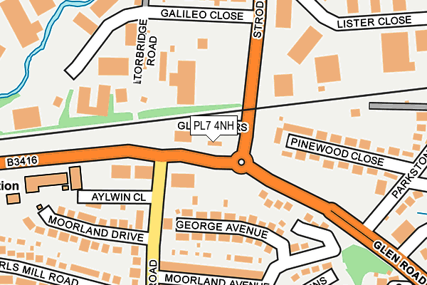 PL7 4NH map - OS OpenMap – Local (Ordnance Survey)