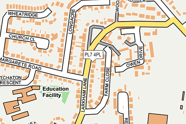 PL7 4PL map - OS OpenMap – Local (Ordnance Survey)