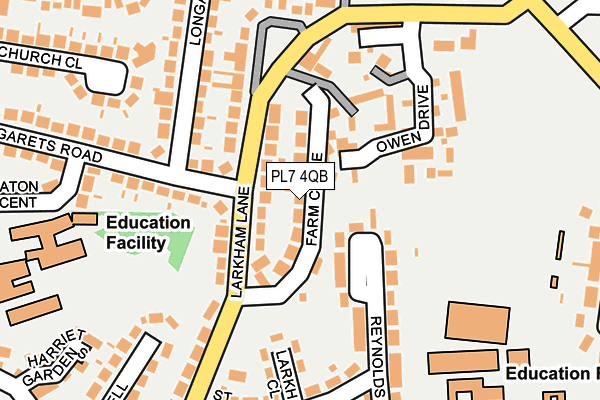 PL7 4QB map - OS OpenMap – Local (Ordnance Survey)