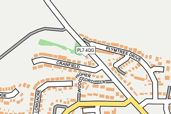 PL7 4QG map - OS OpenMap – Local (Ordnance Survey)