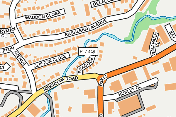 PL7 4QL map - OS OpenMap – Local (Ordnance Survey)