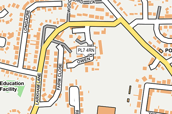 PL7 4RN map - OS OpenMap – Local (Ordnance Survey)