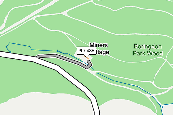 PL7 4SR map - OS OpenMap – Local (Ordnance Survey)