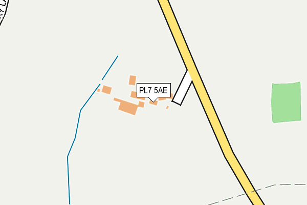 PL7 5AE map - OS OpenMap – Local (Ordnance Survey)