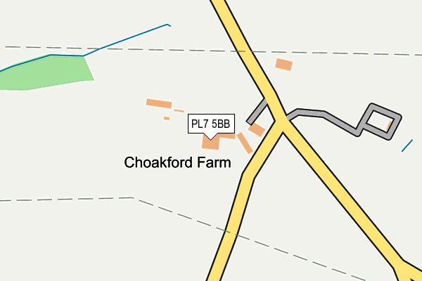 PL7 5BB map - OS OpenMap – Local (Ordnance Survey)
