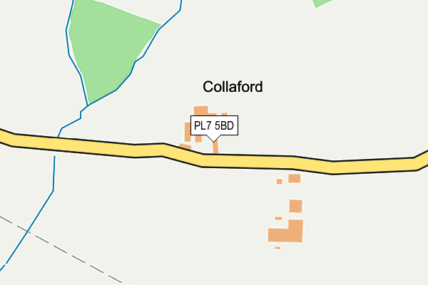 PL7 5BD map - OS OpenMap – Local (Ordnance Survey)