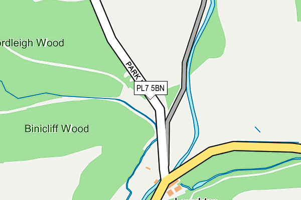 PL7 5BN map - OS OpenMap – Local (Ordnance Survey)