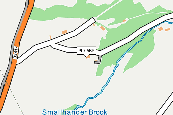 PL7 5BP map - OS OpenMap – Local (Ordnance Survey)