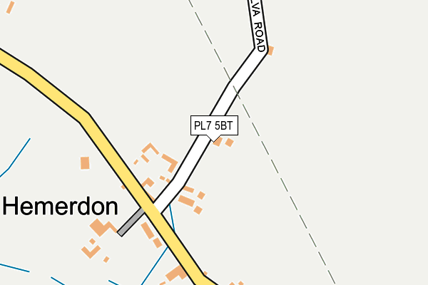 PL7 5BT map - OS OpenMap – Local (Ordnance Survey)