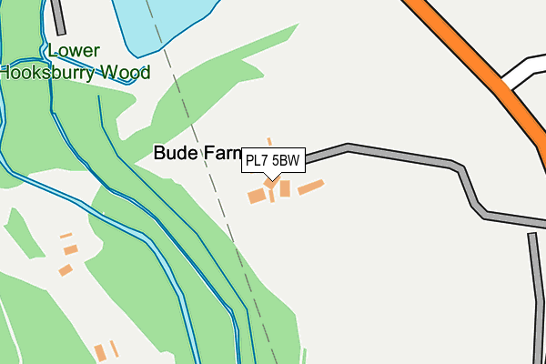 PL7 5BW map - OS OpenMap – Local (Ordnance Survey)