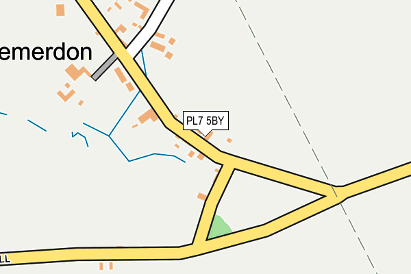 PL7 5BY map - OS OpenMap – Local (Ordnance Survey)