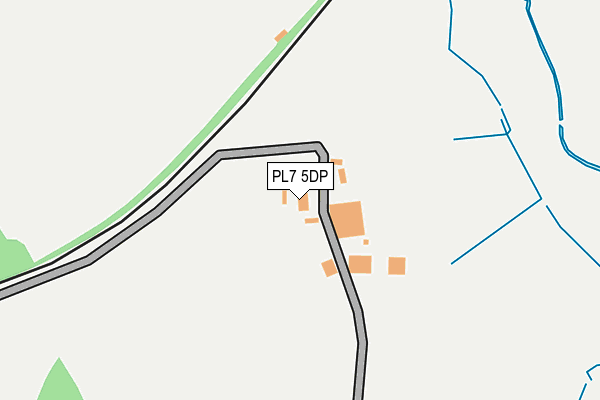 PL7 5DP map - OS OpenMap – Local (Ordnance Survey)