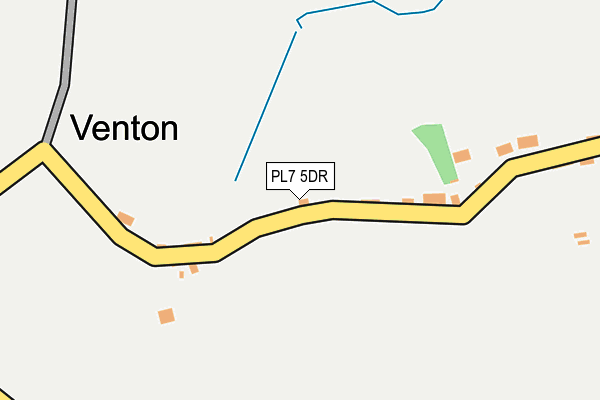 PL7 5DR map - OS OpenMap – Local (Ordnance Survey)