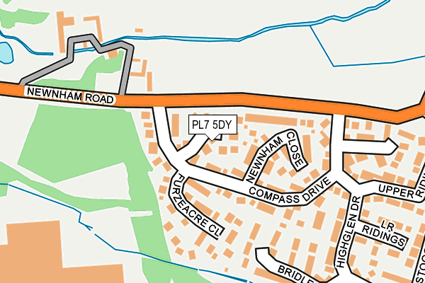 PL7 5DY map - OS OpenMap – Local (Ordnance Survey)