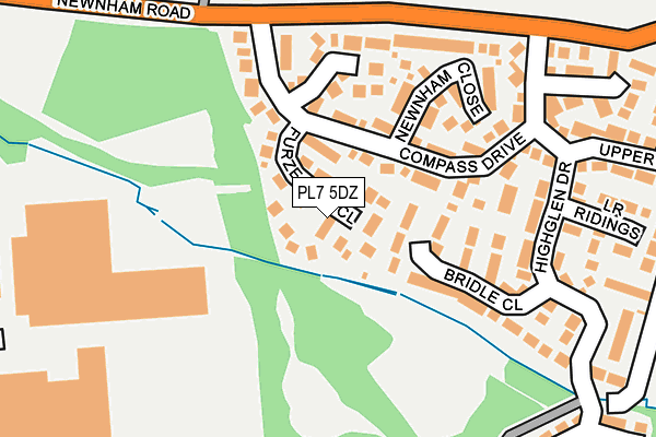 PL7 5DZ map - OS OpenMap – Local (Ordnance Survey)