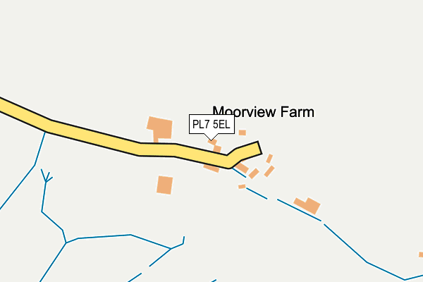 PL7 5EL map - OS OpenMap – Local (Ordnance Survey)