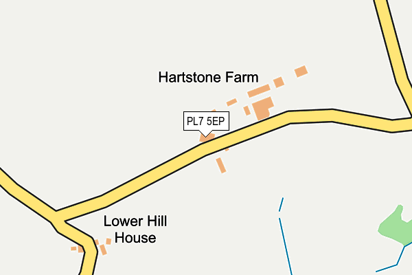 PL7 5EP map - OS OpenMap – Local (Ordnance Survey)