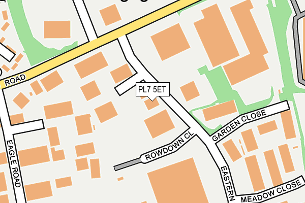 PL7 5ET map - OS OpenMap – Local (Ordnance Survey)