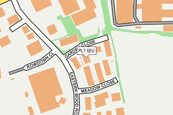 PL7 5EU map - OS OpenMap – Local (Ordnance Survey)