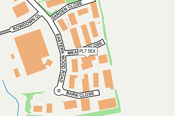 PL7 5EX map - OS OpenMap – Local (Ordnance Survey)