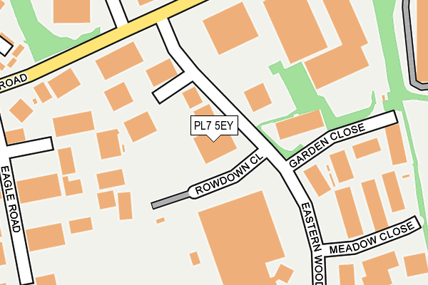 PL7 5EY map - OS OpenMap – Local (Ordnance Survey)