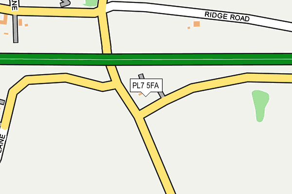 PL7 5FA map - OS OpenMap – Local (Ordnance Survey)