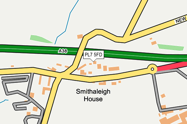 PL7 5FD map - OS OpenMap – Local (Ordnance Survey)