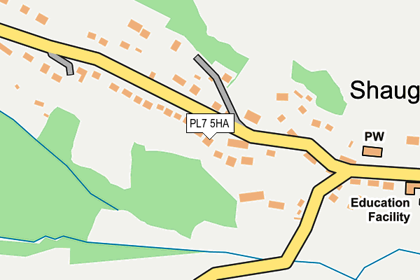 PL7 5HA map - OS OpenMap – Local (Ordnance Survey)