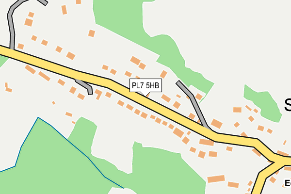 PL7 5HB map - OS OpenMap – Local (Ordnance Survey)