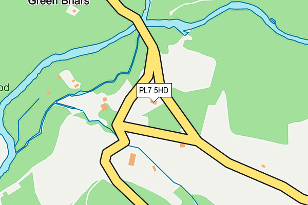 PL7 5HD map - OS OpenMap – Local (Ordnance Survey)