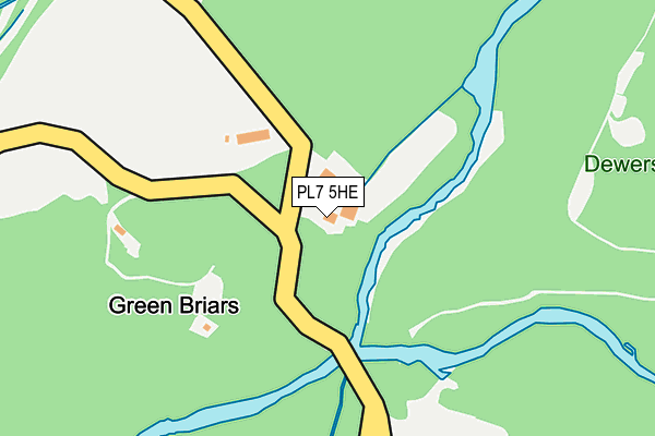 PL7 5HE map - OS OpenMap – Local (Ordnance Survey)