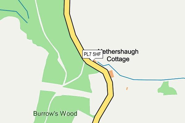 PL7 5HF map - OS OpenMap – Local (Ordnance Survey)