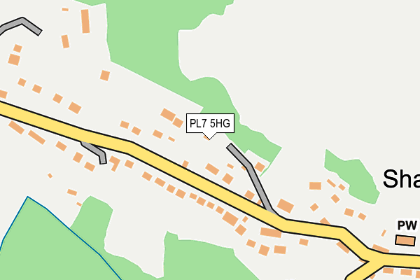 PL7 5HG map - OS OpenMap – Local (Ordnance Survey)