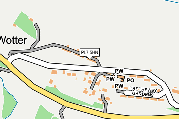 PL7 5HN map - OS OpenMap – Local (Ordnance Survey)