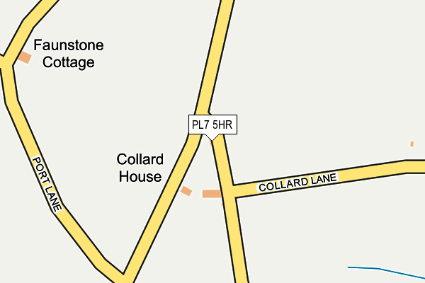 PL7 5HR map - OS OpenMap – Local (Ordnance Survey)